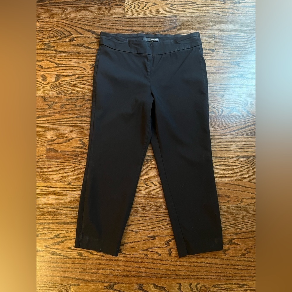 Harve Bernard women’s capri cropped rayon pants Sz. 12 black